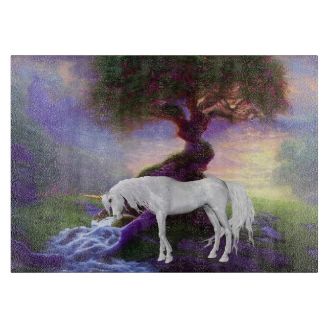 Decorative Glass Cutting Board 15"x11" (Front)