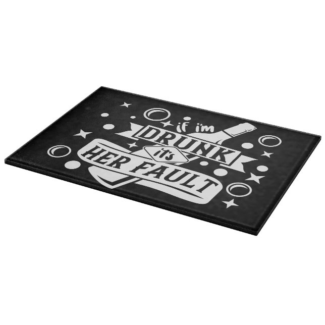 Decorative Glass Cutting Board 15"x11" (Corner)