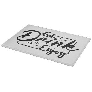 Decorative Glass Cutting Board 15"x11"