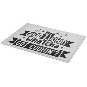 Decorative Glass Cutting Board 15"x11"