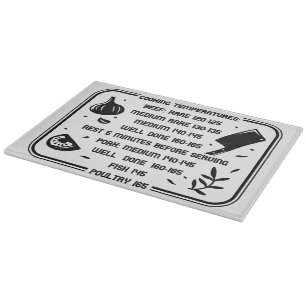 Decorative Glass Cutting Board 15"x11"