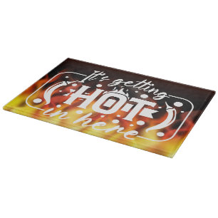 Decorative Glass Cutting Board 15"x11"