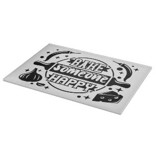 Decorative Glass Cutting Board 15"x11"