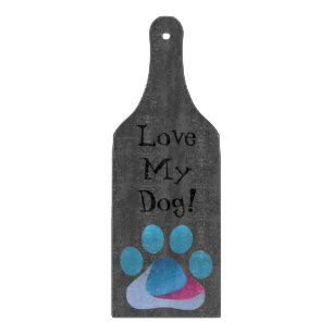 Decorative Glass Cutting Board Paddle