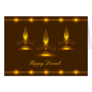 Decorative Glowing Diwali Design