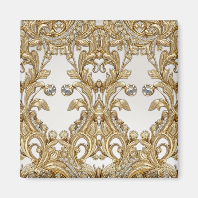 Decorative Gold Magnet (Front)