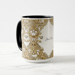 Decorative Gold Mug