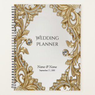 Decorative Gold Planner