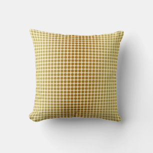 Decorative Gold Polka Dots Cushion