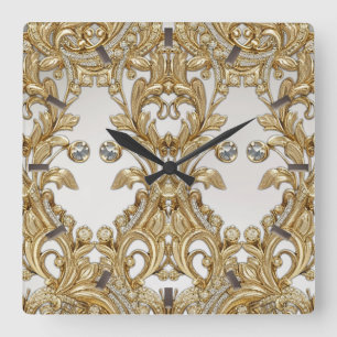 Decorative Gold Wall Clock