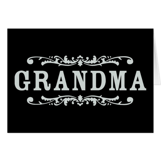 Decorative Grandma (Front Horizontal)