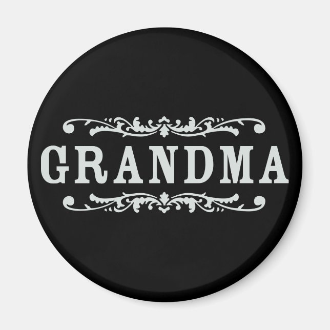 Decorative Grandma Magnet (Front)