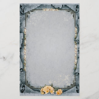 Decorative Grey Stationery