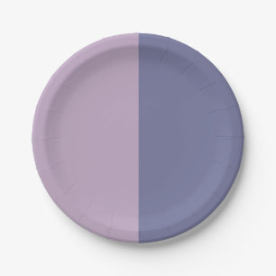  Decorative Half And Half  Paper Plate