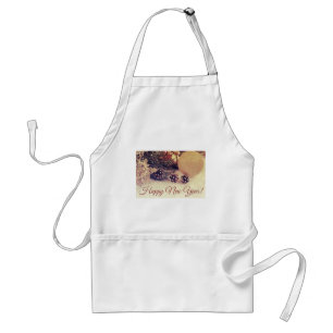 Decorative Happy New Year Standard Apron