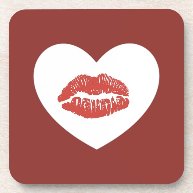 Decorative Heart Coaster (Front)