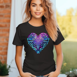 Decorative Heart Design T-Shirt