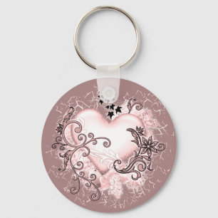 Decorative Heart Key Ring