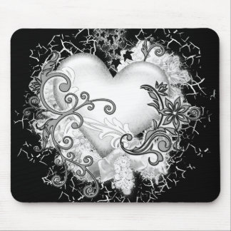 Decorative Heart Mouse Mat