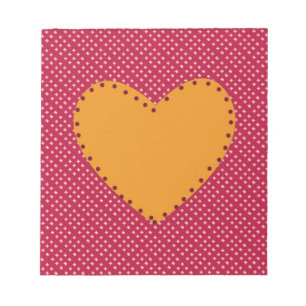 Decorative Heart Notepad