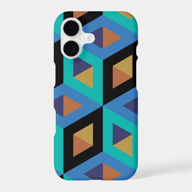 Decorative Hexagons Mosaic Pattern (Back)