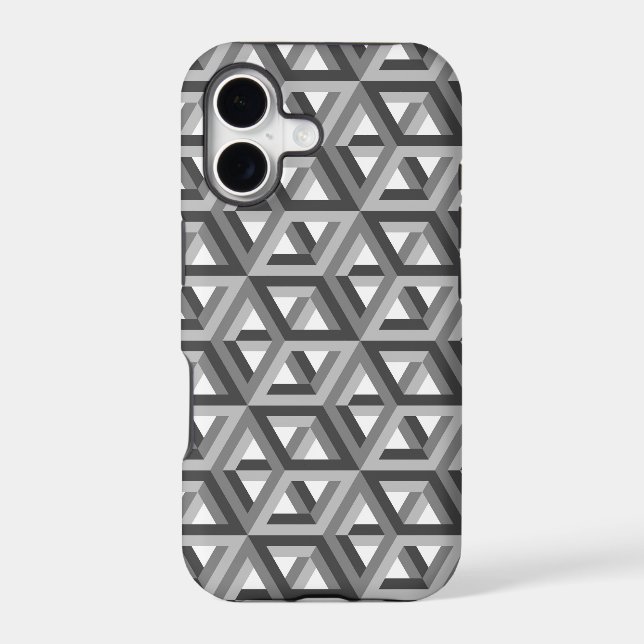 Decorative Hexagons Mosaic Pattern #6 (Back)