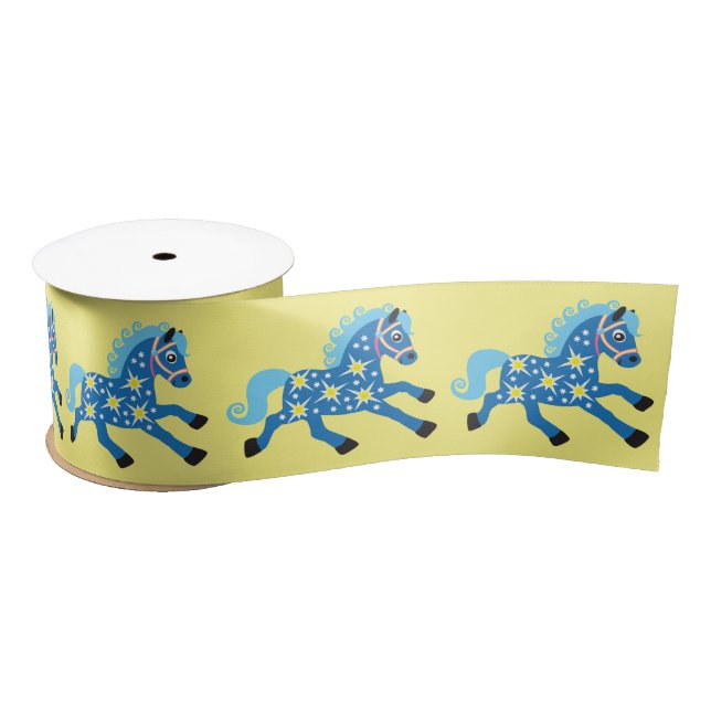 decorative horse satin ribbon (Spool)