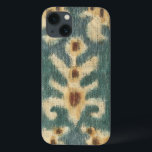 Decorative Ikat Fabric Design by Chariklia Zarris iPhone 13 Case<br><div class="desc">An abstract pattern made by Chariklia Zarris,  it features a design known as ikat. This particular form of weaving utilises resist dyeing,  which keeps the dye from penetrating all of the fabric. This creates interesting patterns on a fabric that look amazing on your wall!</div>