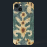 Decorative Ikat Fabric Design by Chariklia Zarris iPhone 13 Case<br><div class="desc">An abstract pattern made by Chariklia Zarris,  it features a design known as ikat. This particular form of weaving utilises resist dyeing,  which keeps the dye from penetrating all of the fabric. This creates interesting patterns on a fabric that look amazing on your wall!</div>