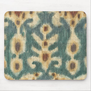 Decorative Ikat Fabric Design by Chariklia Zarris Mouse Mat