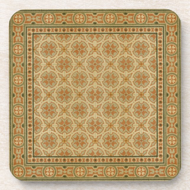 Decorative Italian Mosaic Tiles by Vision Studio Coaster (Front)