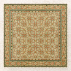 Decorative Italian Mosaic Tiles by Vision Studio Glass Coaster