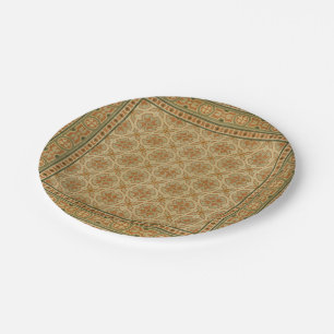 Decorative Italian Mosaic Tiles by Vision Studio Paper Plate