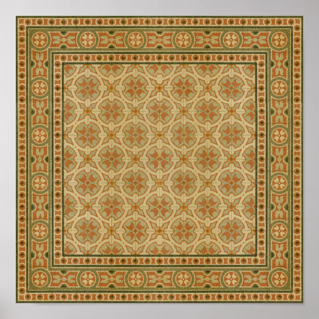 Decorative Italian Mosaic Tiles by Vision Studio Poster | Zazzle