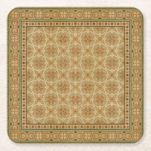 Decorative Italian Mosaic Tiles by Vision Studio Square Paper Coaster