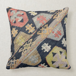 Decorative Kilim, Navaho Weave, Woven Textile Cushion