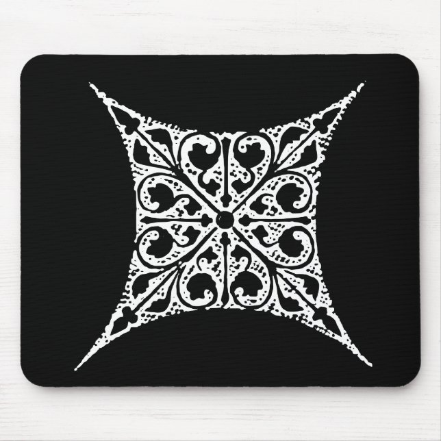 Decorative lace mouse mat (Front)