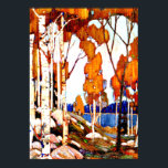 Decorative Landscape by Tom Thomson Poster<br><div class="desc">Decorative Landscape, fine art painting by Canadian artist Tom Thomson</div>