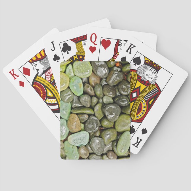 Decorative landscaping rocks playing cards (Back)
