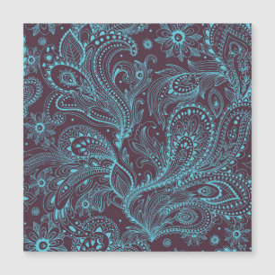 Decorative Leaves: Seamless Pattern Background