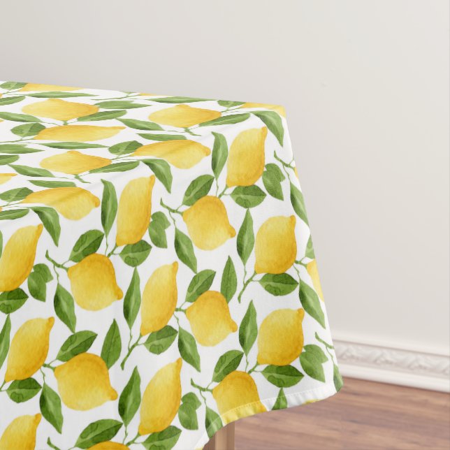 Decorative lemons Cotton Tablecloth (In Situ)
