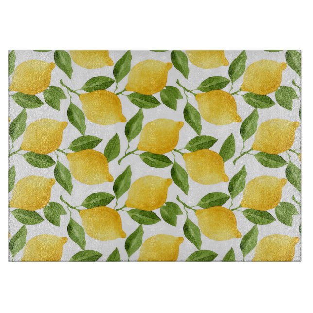 Decorative lemons Cutting Board (Front)