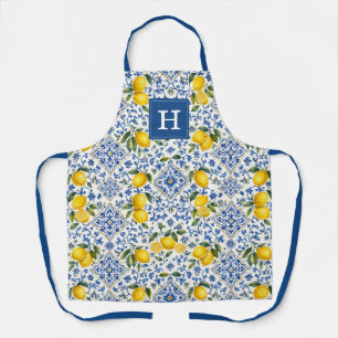 Decorative Lemons Kitchen Apron
