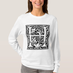Decorative Letter Initial “H” T-Shirt