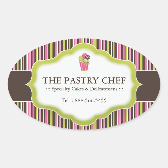 Decorative Lolli Cakes Stickers (Front)
