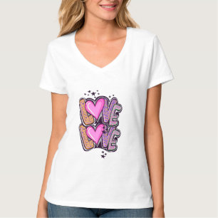 Decorative 'Love' T-Shirt – Stylish and Heartfelt