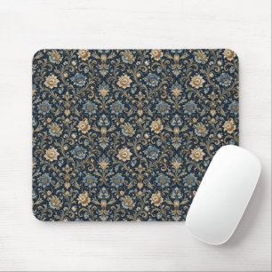 Decorative Luxury Floral Ornamentation Mouse Mat
