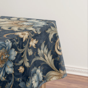Decorative Luxury Floral Ornamentation Tablecloth