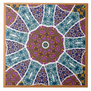 Decorative Mandala Ceramic Tile