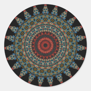  Decorative Mandala  Classic Round Sticker